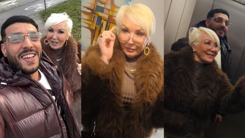 Anna Stasiukiewicz z mężem