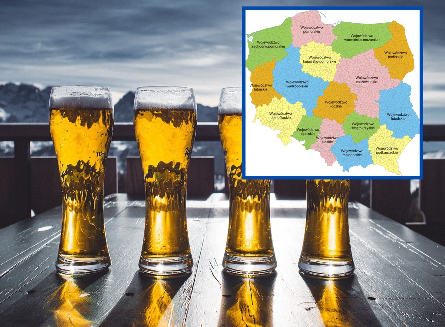 Tak wygląda alkoholowa mapa Polski. Zobaczcie, gdzie pije się najwięcej