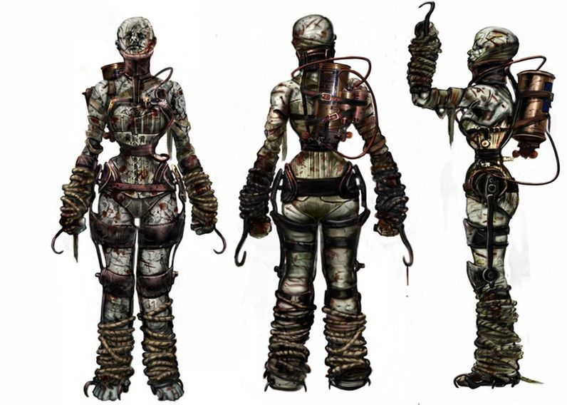 Hooker, porzucony projekt postaci dla BioShocka