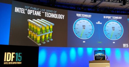 [IDF 2015] Intel Optane: pamięci typu 3D XPoint wielokrotnie wydajniejsze od najszybszych SSD