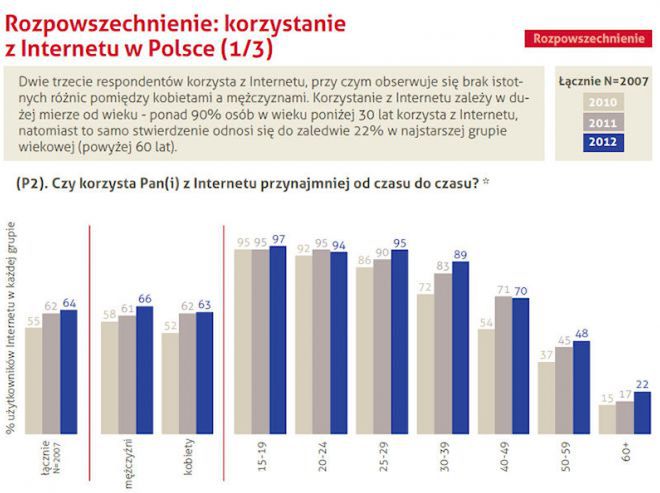 Jak Polacy korzystają z internetu - badanie