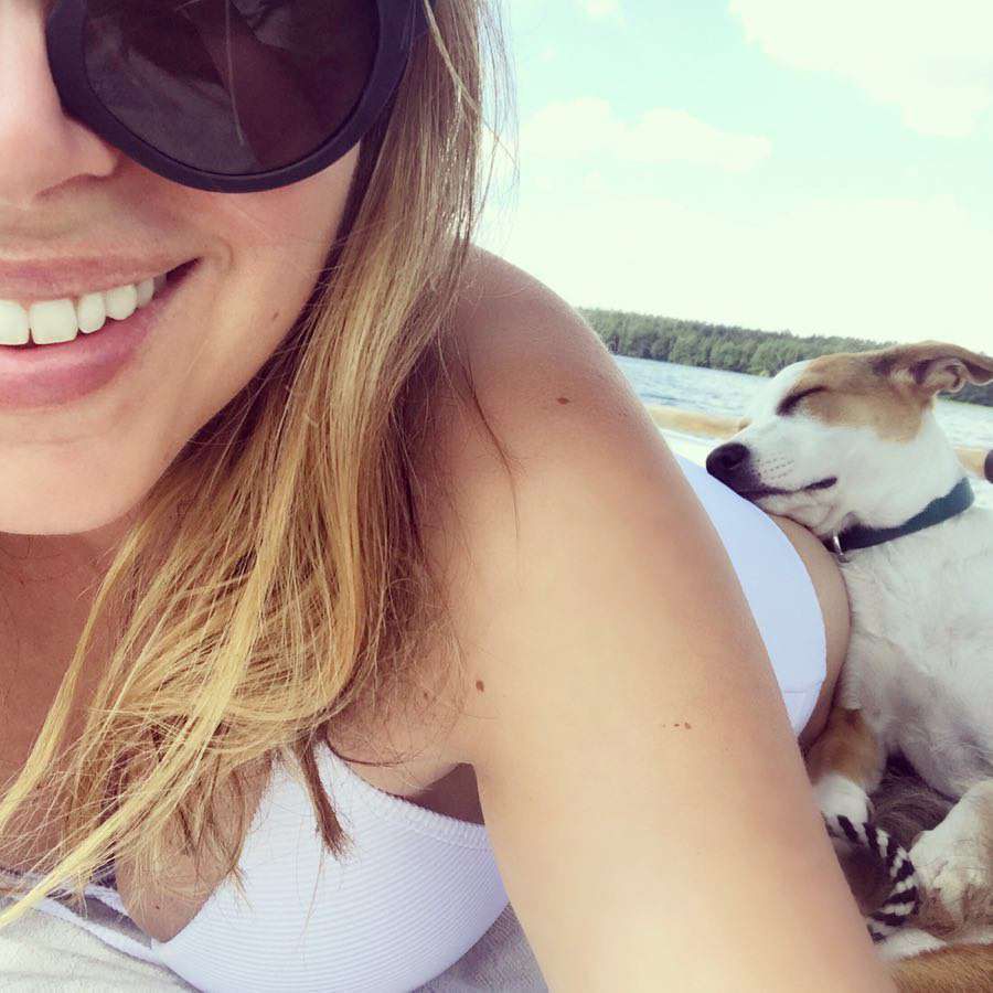 Aleksandra Kwaśniewska zdjęcie z lipca