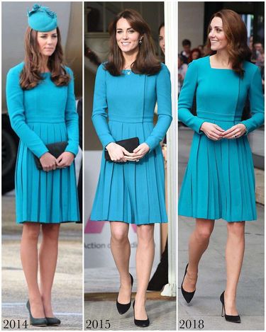 Księżna Kate trzeci raz w tej samej sukience