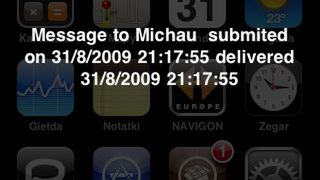 Raporty doręczeń SMS w iPhonie 1