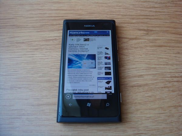 Nokia Lumia 800 - nienawiść czy miłość od pierwszego wejrzenia? [pierwsze wrażenia]