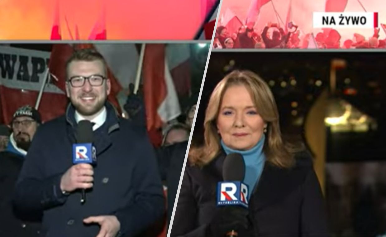 "Czy się słyszymy?". Niezręcznie na wizji TV Republika