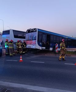 W Krakowie zderzyły się autobusy. Tragiczny wypadek