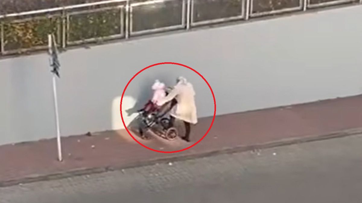 Nagrała kobietę z ukrycia. Tak opiekowała się dzieckiem 