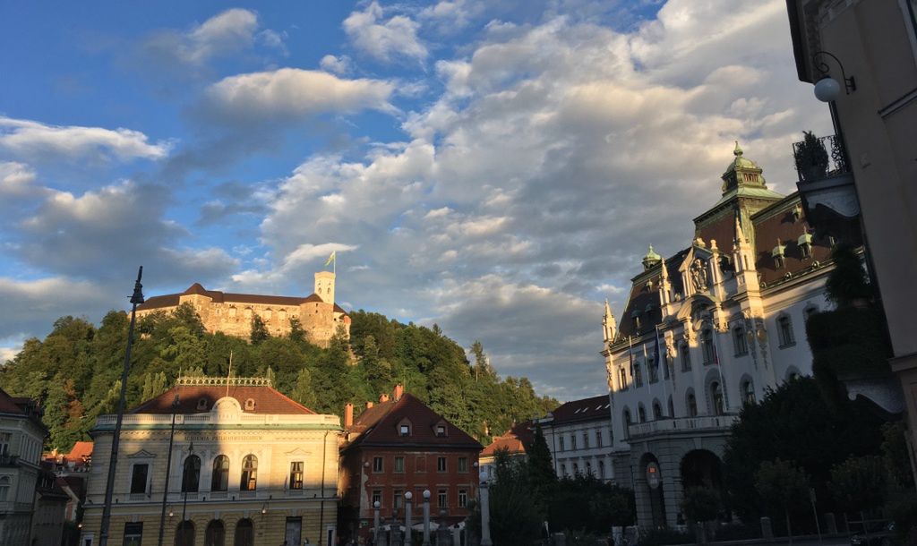 Zamek w Ljubljanie