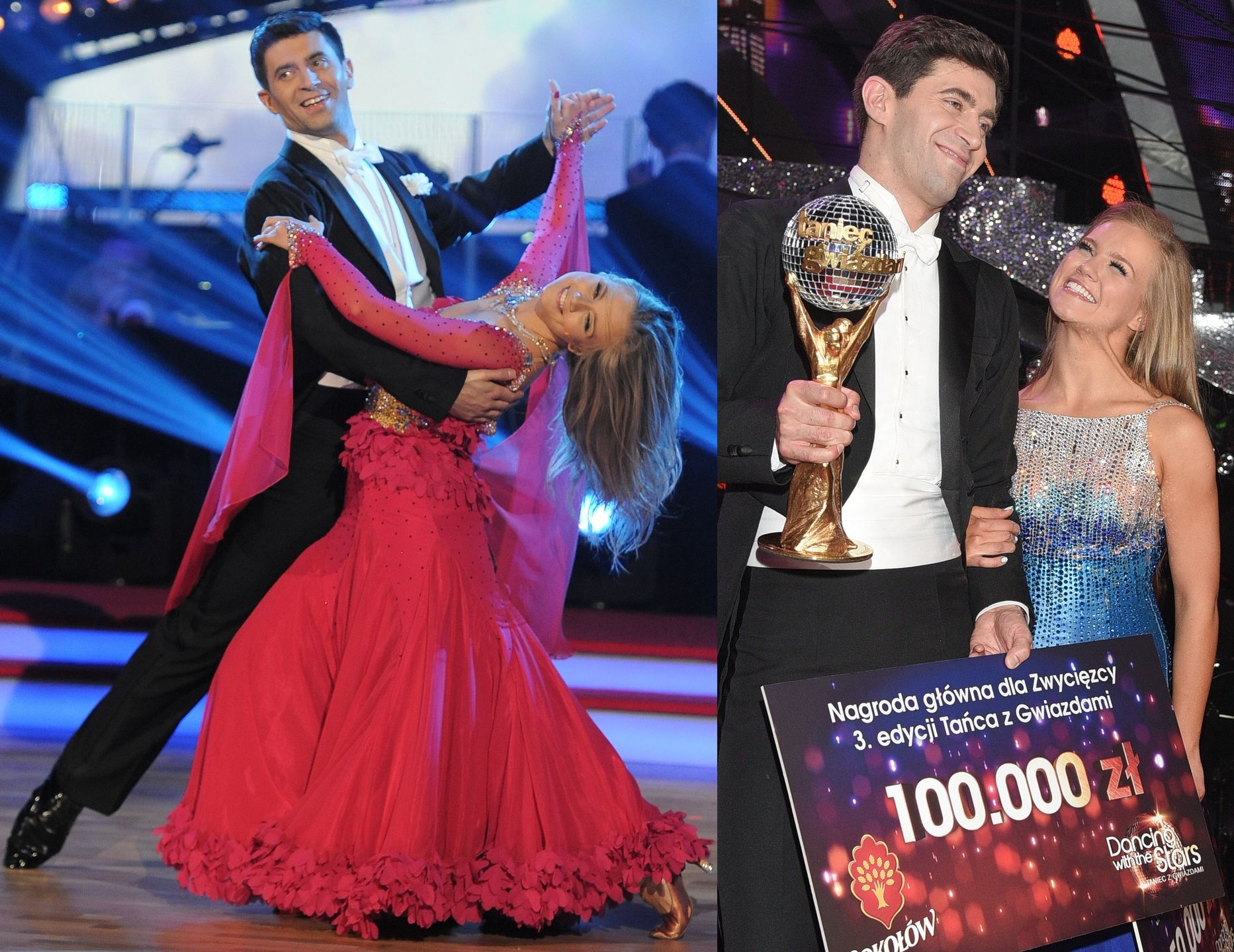 Krzysztof Wieszczek i Agnieszka Kaczorowska