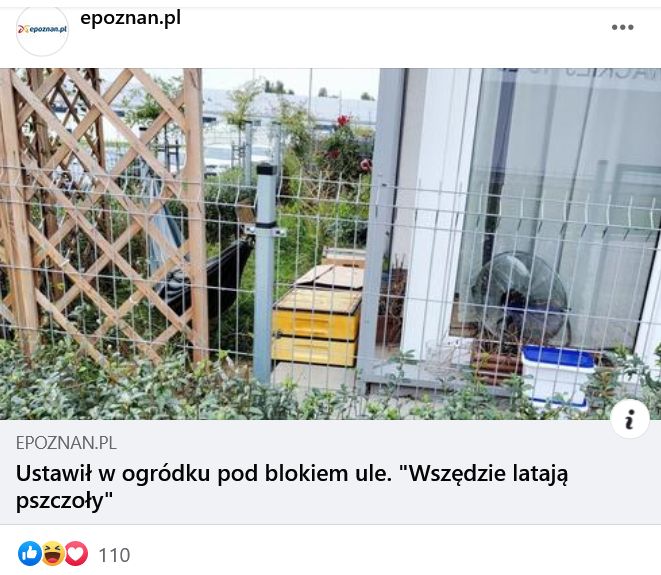 Wpis serwisu na Facebooku