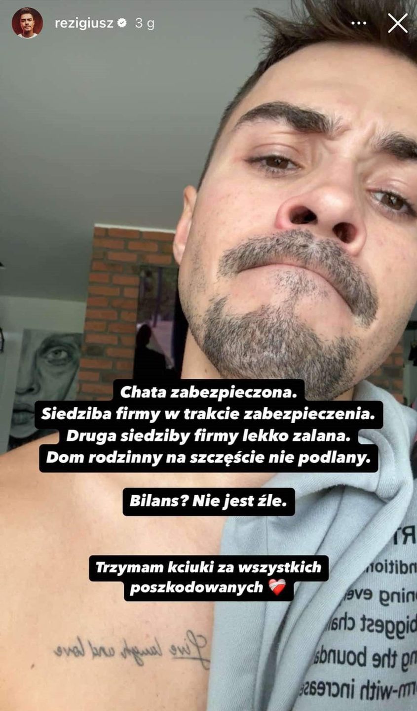 ReZigusz zabezpieczył swój dom przed ewentualnym zalaniem