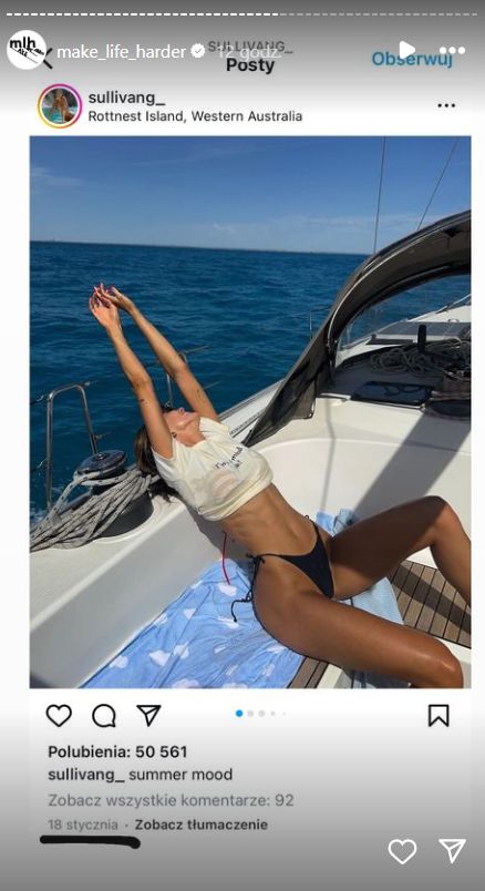 Zdjęcie influencerki Gabi Sullivan