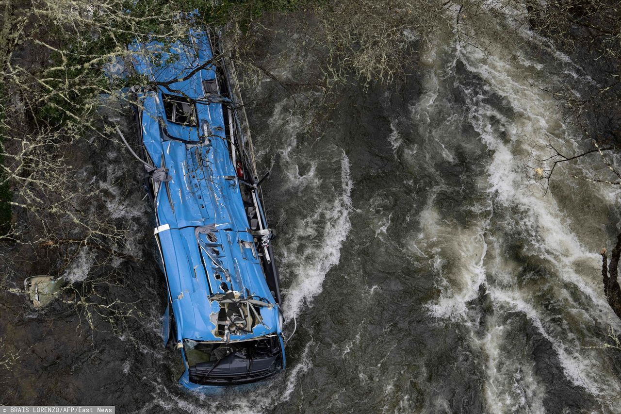 Hiszpania. Tragiczny wypadek autobusu. Siedem osób nie żyje