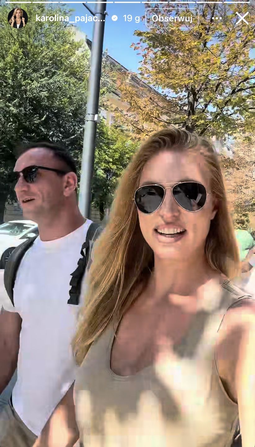 Karolina Pajączkowska dokumentuje wakacje z ukochanym 