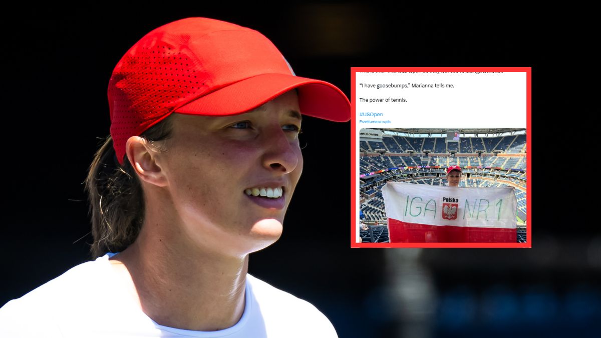Kibicka z Polski pojawiła się na meczu Igi Świątek.