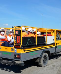 Lubin. KGHM podąża w stronę elektromobilności. Testowano pierwszy elektryczny pojazd produkcji spółki