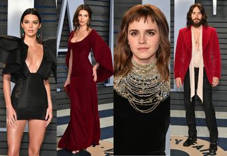 TŁUM GWIAZD na "Vanity Fair" Oscar Party: Watson, Ratajkowski, Jenner, Leto... (DUŻO ZDJĘĆ)