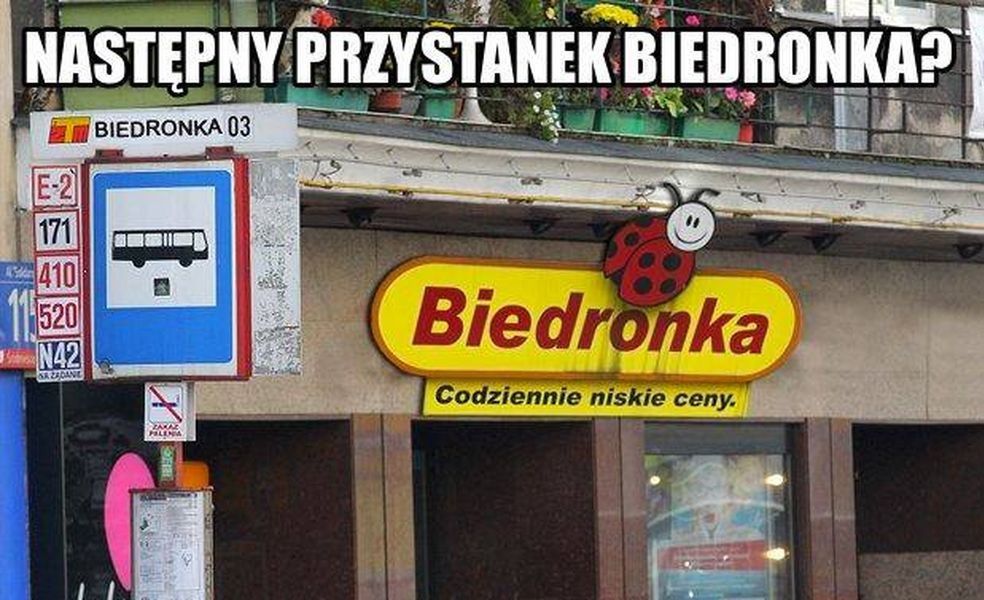 Happening "Następny przystanek - Biedronka"