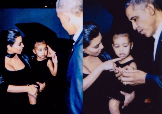 Kim Kardashian ma pamiątkę po Obamie... "Dał North M&M'sy, ale nie pozwoliłam jej ich zjeść!"