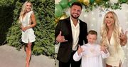 Eliza Trybała pozuje na komunii w "mega skromnej" sukience mini i zapowiada odważniejszą stylizację na sakrament córki: "Będzie bardziej PO MOJEMU" (FOTO)