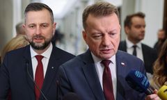 "Boi się własnego cienia". Jawnie szydził z szefa MON, poszło na żywo