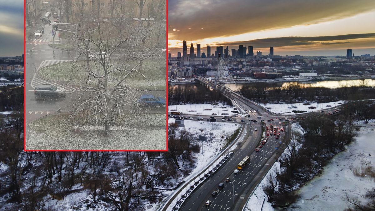 Śnieg w Warszawie. "Zima nie powiedziała ostatniego słowa"