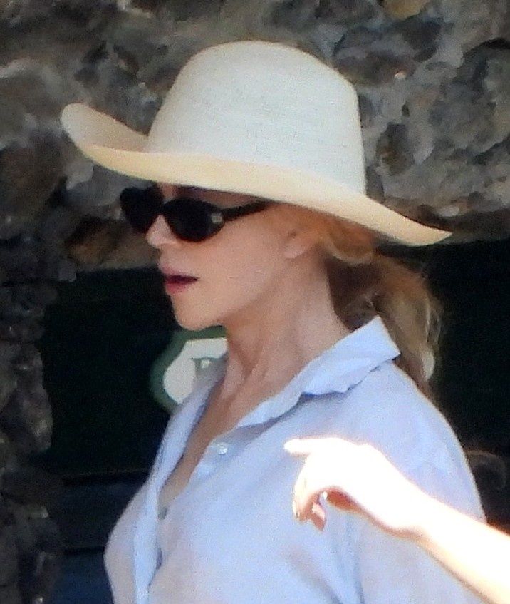 Naturalna Nicole Kidman byczy się na urlopie we Włoszech