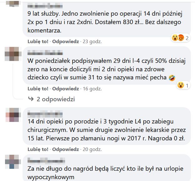 Pracownicy Służby Więziennej nie kryją irytacji ws. nagród