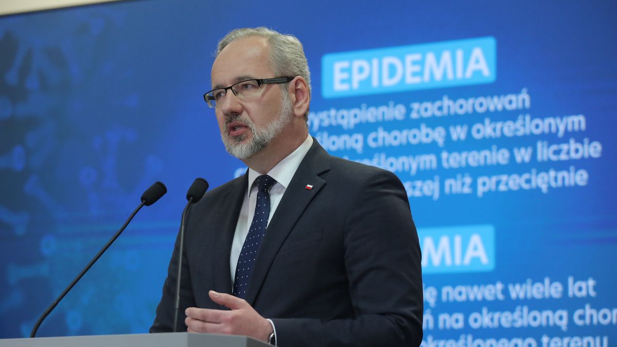 06.05.2022. Warszawa. Konferencja prasowa ministra zdrowia Adama Niedzielskiego, dotyczaca zniesienia stanu epidemii w Polsce. n/z Adam Niedzielski