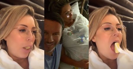 Zajadająca się serem Małgorzata Rozenek w piżamce przeżywa oscarową galę: "Plany były szalone: suknia, dach z widokiem na NYC, tylko po co?"