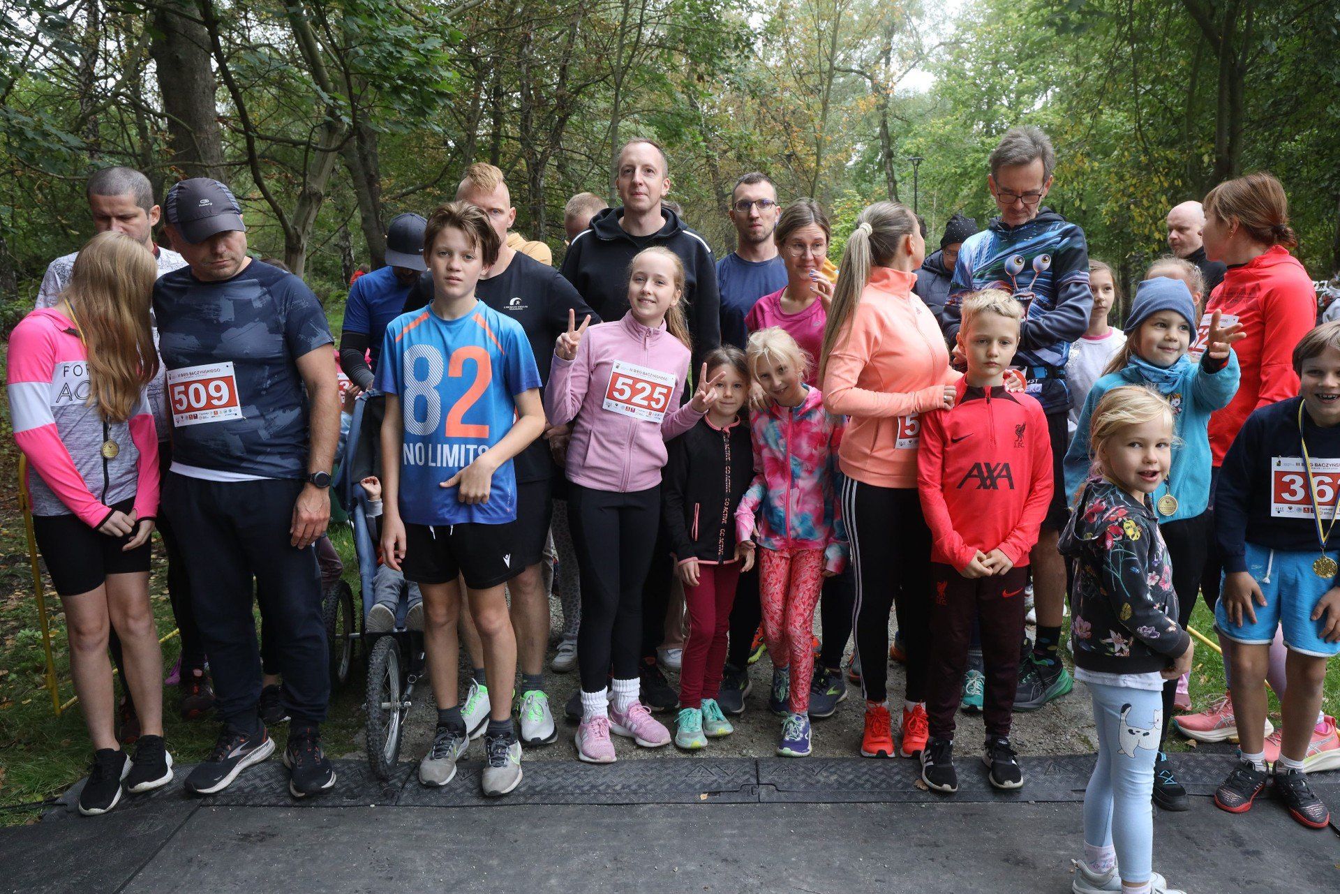 BIEG BACZYŃSKIEGO W PARKU WEŁNOWIECKIM