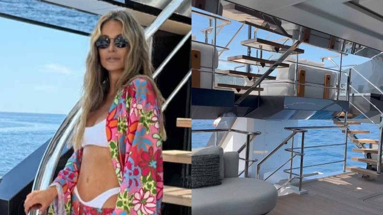 Małgorzata Rozenek wita nowy dzień na jachcie, pozując w bikini