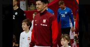 Robert Lewandowski pękał z dumy. Na mecz wyprowadziła go córka