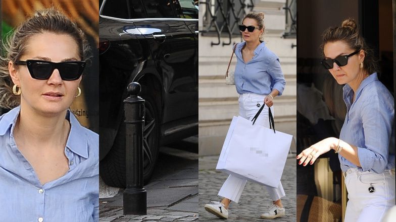 Małgorzata Socha parkuje na "powierzchni wyłączonej"