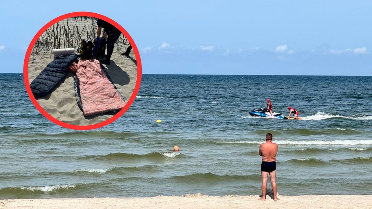 Zostawili rzeczy na plaży. Ratownik apeluje