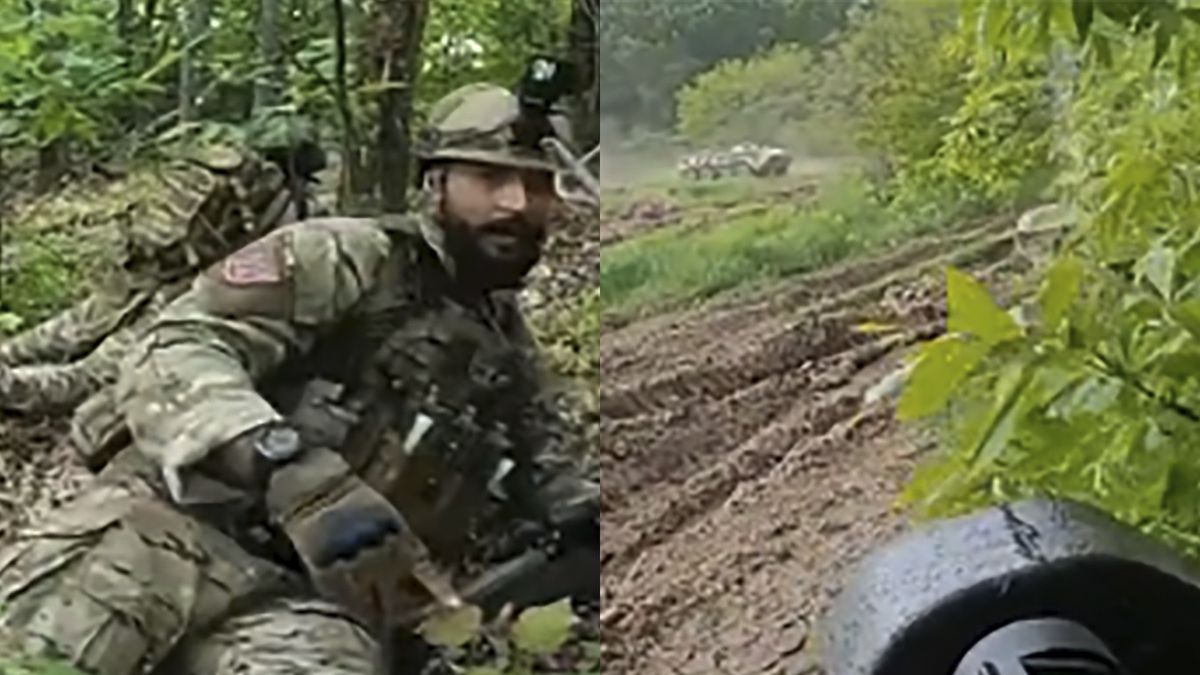 Ochotnicy zniszczyli rosyjski pojazd opancerzony