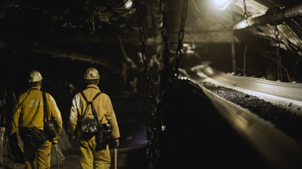 Coal Mining At Jastrzebska Spolka Weglowa SA's Piniowek Plant
A conveyor belt transports coking coal mined from an underground seam in the Piniowek coal mine, operated by Jastrzebska Spolka Weglowa SA (JSW), in Pawlowice, Poland, on Wednesday, Feb. 24. 2016. JSW is the largest coking coal producer in Poland and Europe. Photographer: Bartek Sadowski/Bloomberg via Getty Images
Bloomberg
EMEA, Europe, Coal, Miner, Green, Energy, Mines, Environment, Plant, Financial, Commodity, Mining, Industry: Industrial, Economy, Mine, Underground, Factory