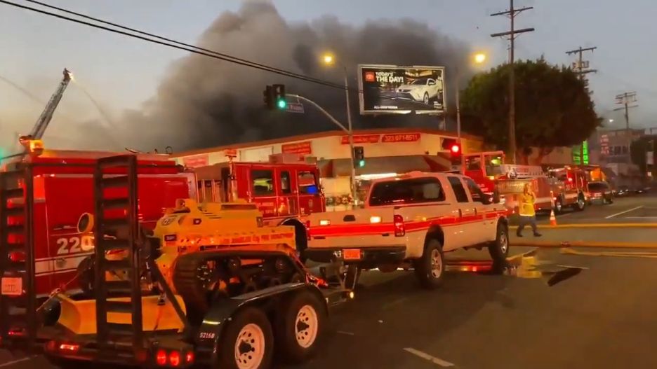 USA. Straż Pożarna Los Angeles zaprezentowała robota Thermite RS3. Maszyna wzięła już udział w pierwszej akcji gaśniczej