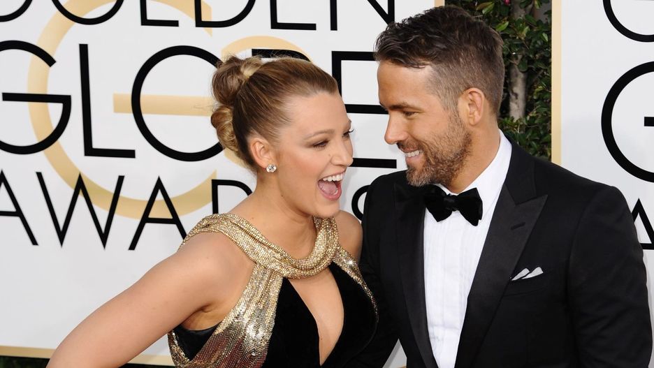 Blake Lively i Ryan Reynolds, Złote Globy 2017