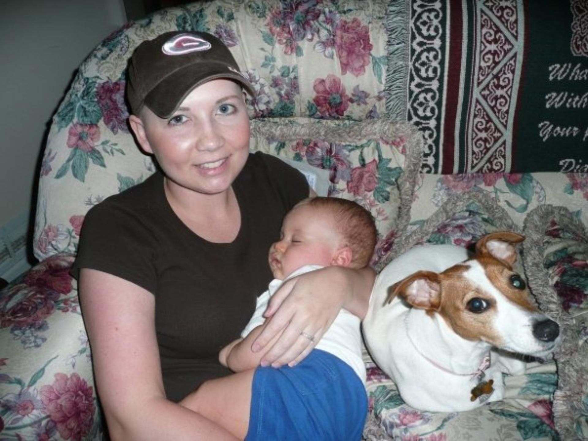 Ashley Hallford z synkiem 