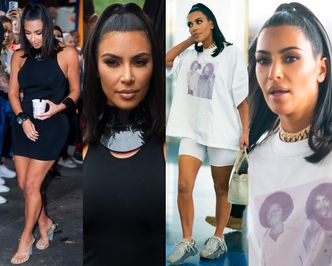 Kim Kardashian podbija Nowy Jork w dwóch stylizacjach