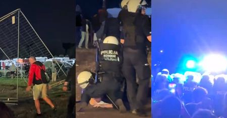 OGROMNY CHAOS podczas Łódź Summer Festival. Sześć osób zostało ZATRZYMANYCH. "W kierunku funkcjonariuszy rzucane były butelki oraz kamienie"