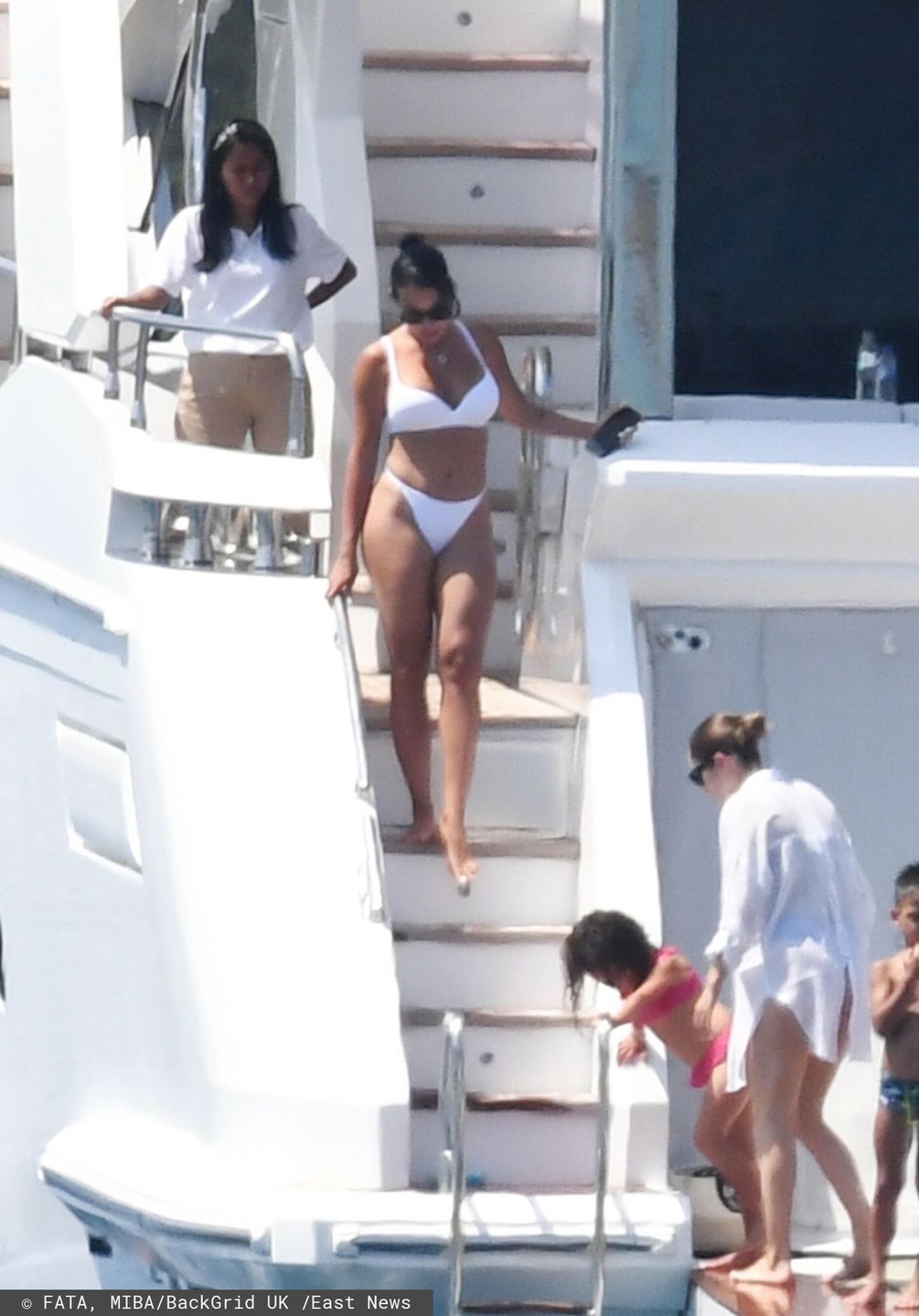 Georgina Rodriguez i Cristiano Ronaldo wypoczywają na rodzinnych wakacjach