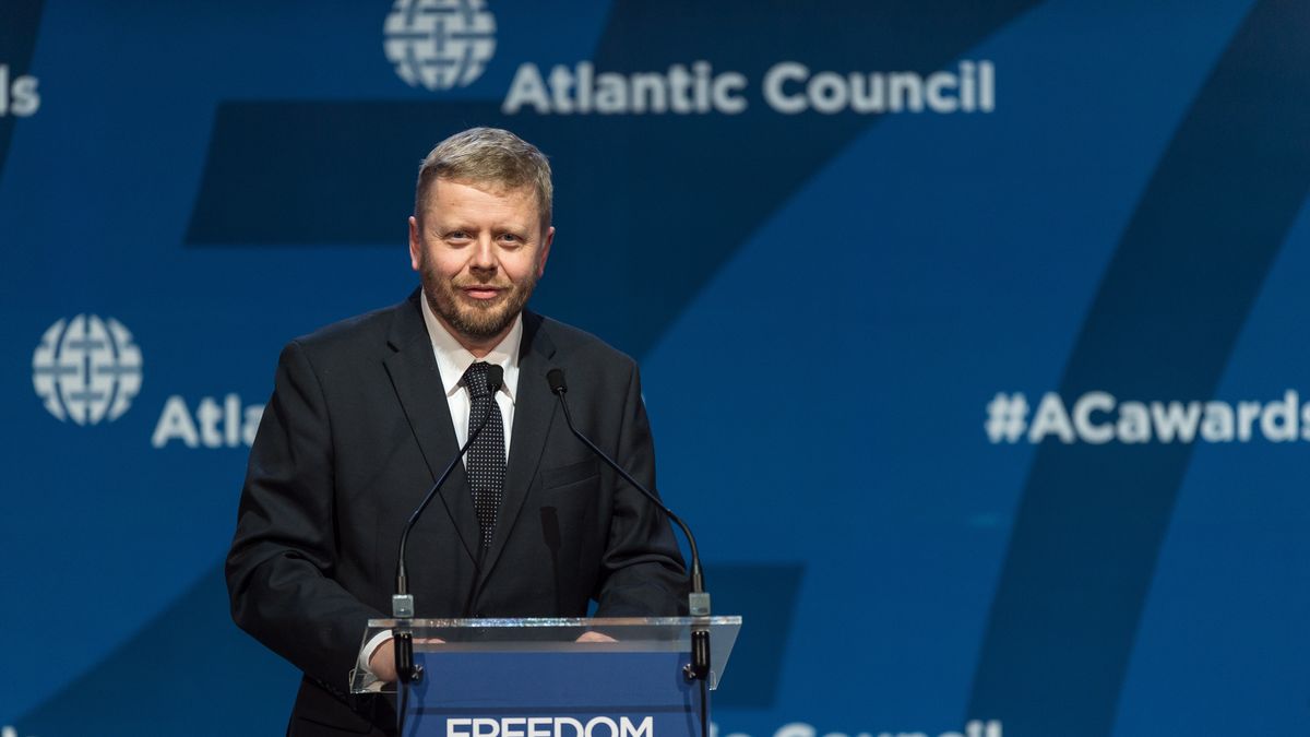 Na zdjęciu Maciej Witucki