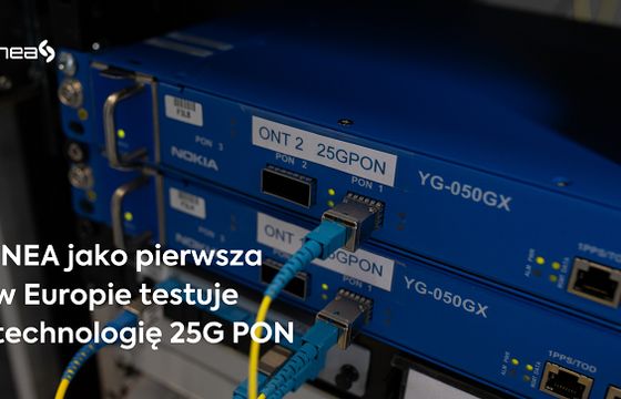 Inea testuje technologię 25G PON we współpracy z Nokią