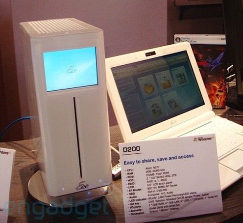 CES 2009: Asus Eee D200 - desktop z dotykowym ekranem 1