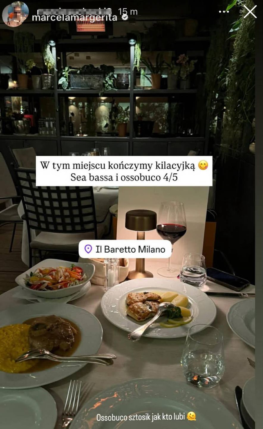 Marcela Leszczak pochwaliła się kolacją z gdyńskim biznesmenem