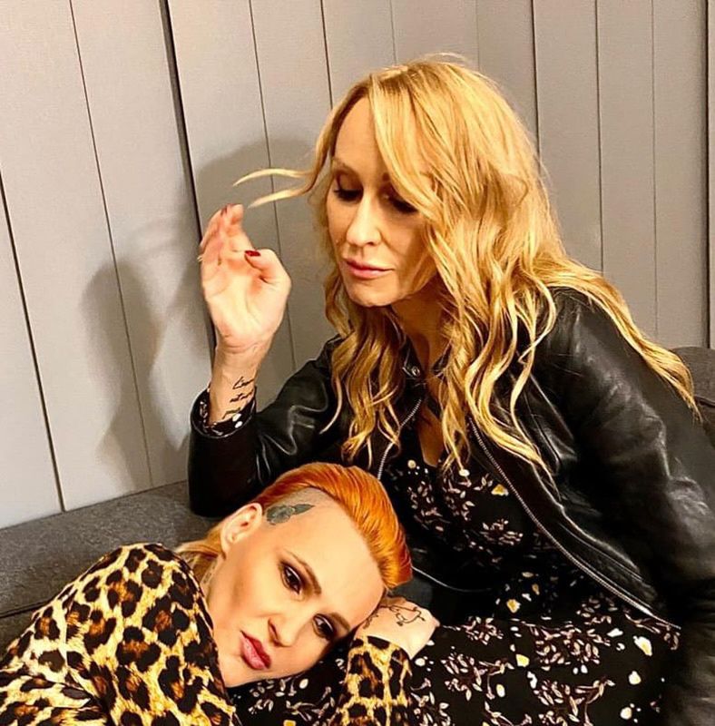 Agnieszka Chylińska i Joanna Ziędalska-Komosińska