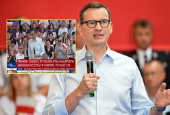 Chłopiec wziął mikrofon. Zadał pytanie Morawieckiemu